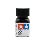 Tamiya Enamel Paints 10ml - X-1 Black