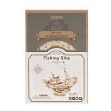 Robotime Fishing Ship 3D Wooden Puzzle