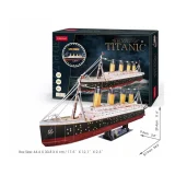 CubicFun 3D LED Puzzle - Titanic (266pce)