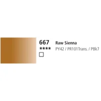 Daler Rowney System 3 Acrylic 59ml – 667 Raw Sienna