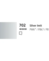 Daler Rowney System 3 Acrylic 59ml – 702 Silver Imit