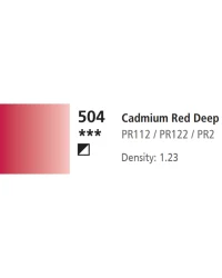 Daler Rowney System 3 Acrylics 59ml – 504 Cadmium Red Deep Hue