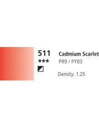 Daler Rowney System 3 Acrylics 59ml – 511 Cadmium Scarlet Hue