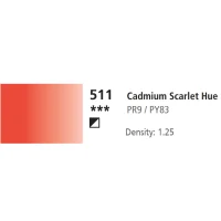 Daler Rowney System 3 Acrylics 59ml – 511 Cadmium Scarlet Hue
