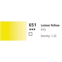 Daler Rowney System 3 Acrylics 59ml – 651 Lemon Yellow