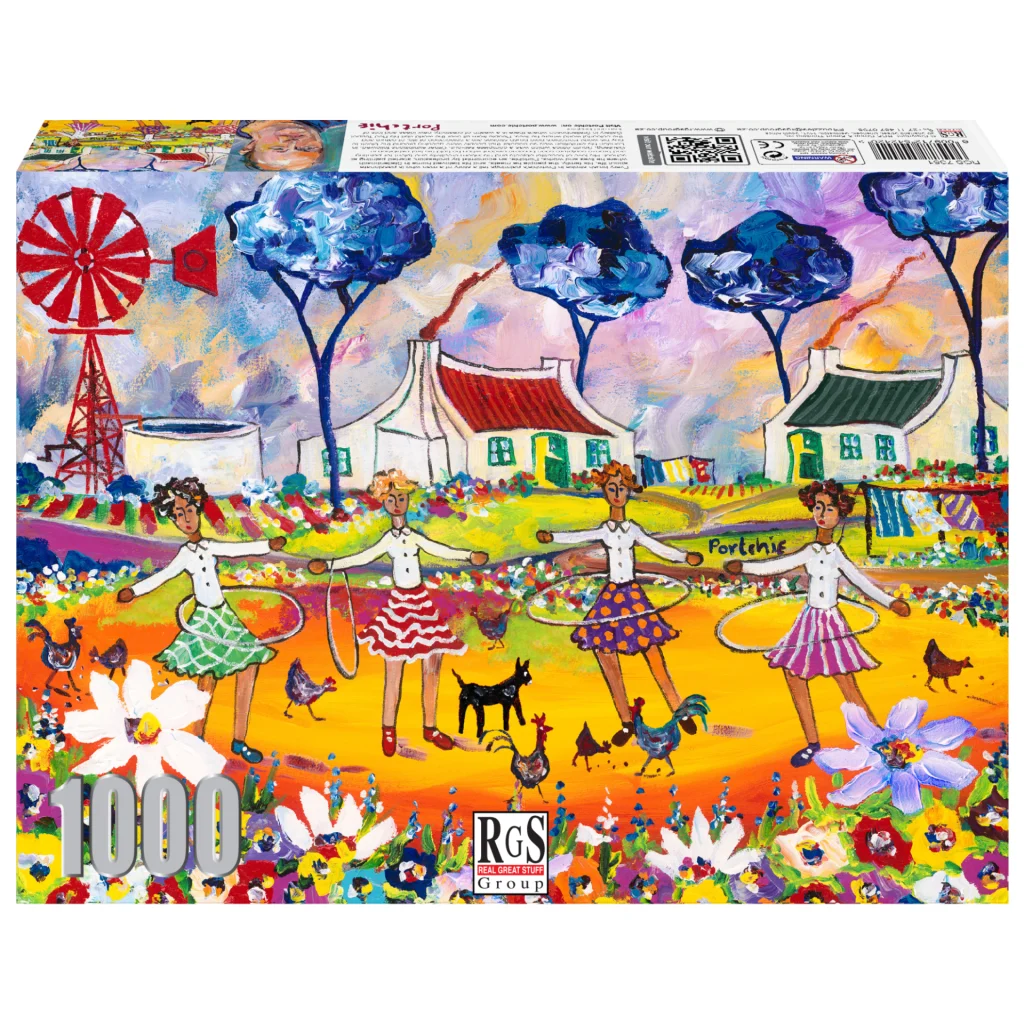Puzzle - Hoola Hoops by Portchie (1000pce) - Crafty Arts