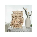 Robotime 3D Wooden Puzzle - Mechanical Owl Clock