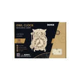 Robotime 3D Wooden Puzzle - Mechanical Owl Clock