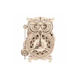 Robotime 3D Wooden Puzzle - Mechanical Owl Clock