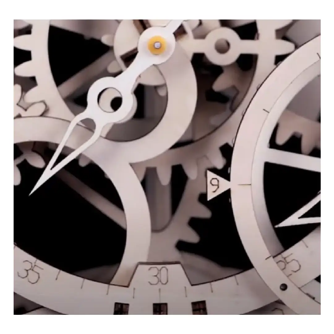 Robotime 3D Wooden Puzzle - Mechanical Pendulum Clock