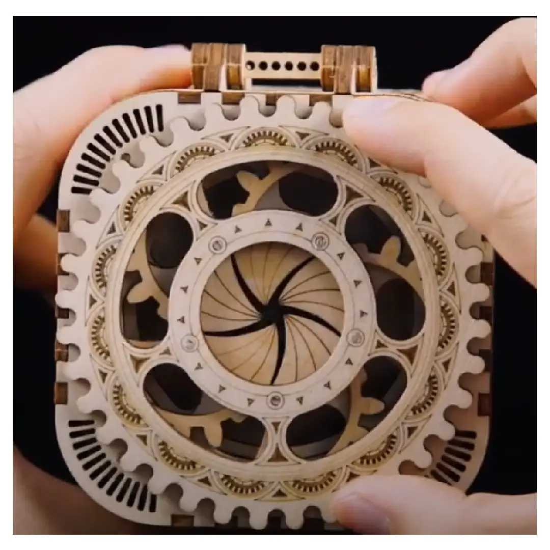 Robotime 3D Wooden Puzzle - Mechanical Treasure Box