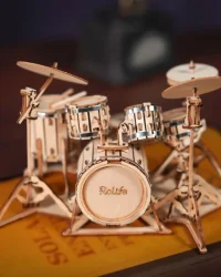 Robotime 3D Wooden Puzzle – Rolife Drum Kit