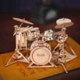 Robotime 3D Wooden Puzzle - Rolife Drum Kit