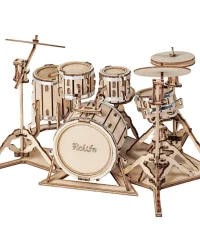 Robotime 3D Wooden Puzzle – Rolife Drum Kit