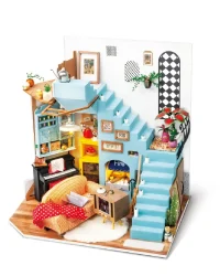 Robotime DIY House – Joy’s Peninsula Living Room