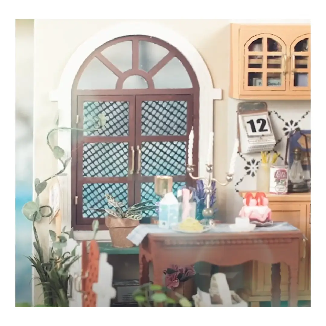 Robotime DIY House - Mrs Charlie's Dining Room Video