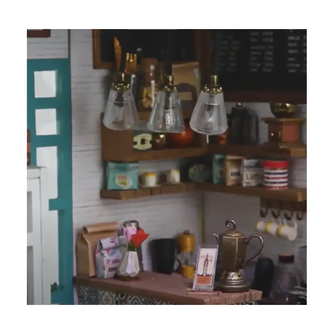 Robotime DIY House - Simon's Coffee Shop Video