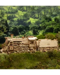 Robotime Wooden 3D Puzzle – Steam Express Locomotive