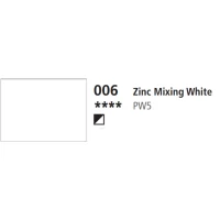 Daler Rowney System 3 Acrylics 59ml – 006 Zinc Mixing White