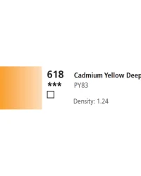 Daler Rowney System 3 Acrylics 59ml – 618 Cadmium Yellow Deep Hue