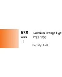 Daler Rowney System 3 Acrylics 59ml – 638 Cadmium Orange Light Hue