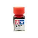 Tamiya Enamel Paints 10ml - X-27 Clear Red
