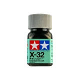 Tamiya Enamel Paints 10ml - X-32 Titanium Silver
