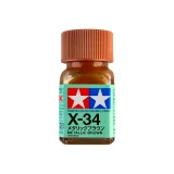 Tamiya Enamel Paints 10ml - X-34 Metallic Brown