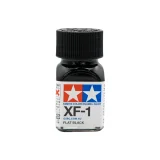 Tamiya Enamel Paints 10ml - XF-1 Flat Black