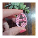 Cutter - Floral Pattern Egg EC240B
