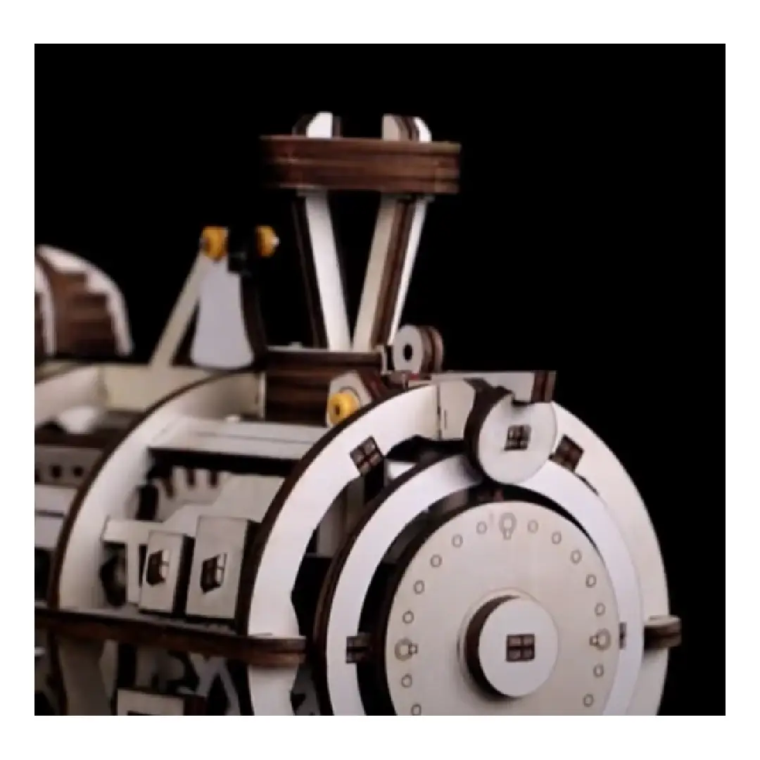 Robotime Mechanical 3D Locomotive Puzzle with Gears
