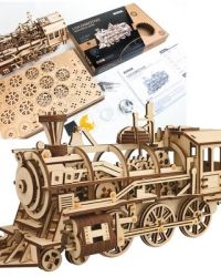 Robotime Mechanical 3D Locomotive Puzzle with Gears