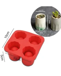 Silicone Mould – Planter 4 Mini Pots