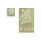 15mm Pom Poms - Beige