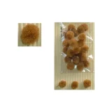 15mm Pom Poms - Brown