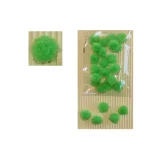 15mm Pom Poms - Green