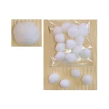 25mm Pom Poms - White