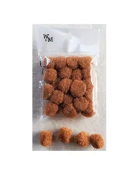 30mm Pom Poms – Brown