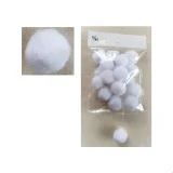 30mm Pom Poms - White