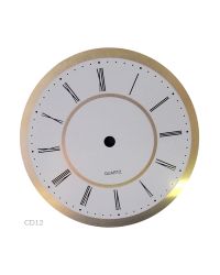 Clock Dial 150mm Roman White