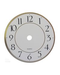 Clock Dial 150mm Arabic White