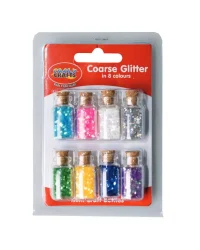 Coarse Glitter Mini Craft Bottles – Crazy Crafts