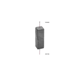 Ferrite Block Magnets - 8x8x25mm