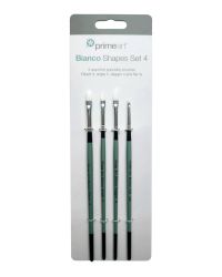 Paint Brush Set Bianco 4pce