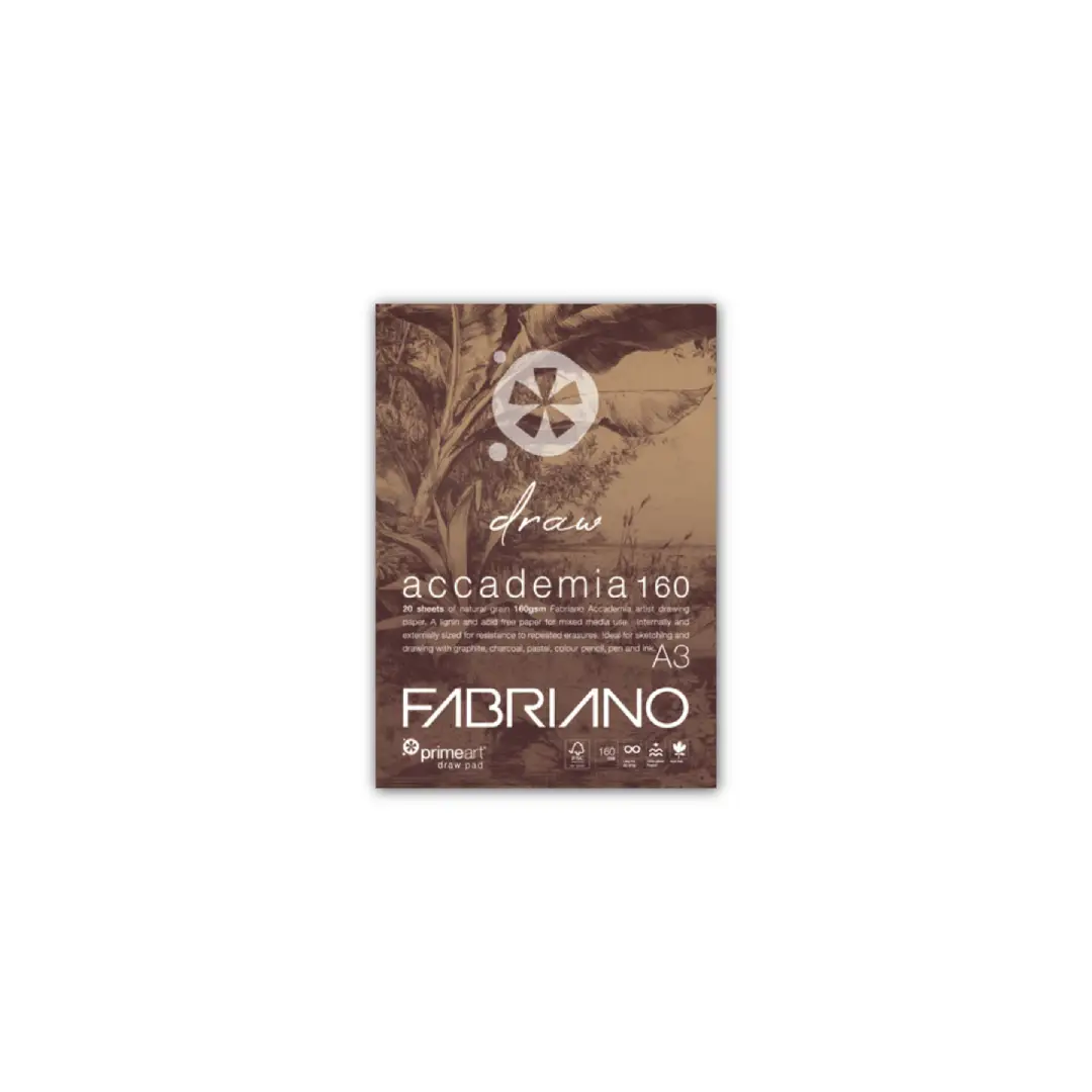 Prime Art Fabriano Draw Pad - 160gsm