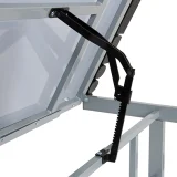 SinoArt Glass Top Drafting Table product Closeup
