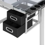 SinoArt Glass Top Drafting Table