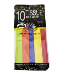 Tissue Paper Pack Brights 10pce