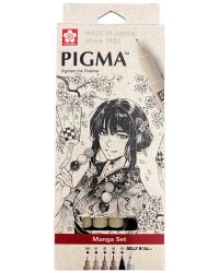 Sakura Pigma Manga Micron + Gelly Roll Pen Set