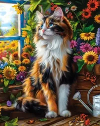 Puzzle – Blooming Cat Meditation (1000pce)